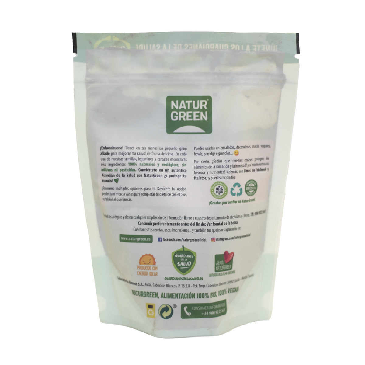 Cacau Biológico Sem Gordura Naturgreen 225 g