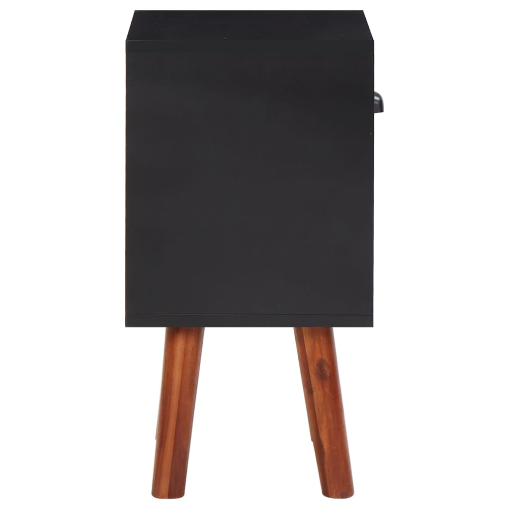 Mesitas De Noche 2 Unidades Madera De Acacia Maciza 40x30x57 Cm_4