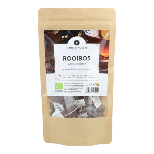 Rooibos Original ECO Planeta Huerto 20 pirâmides