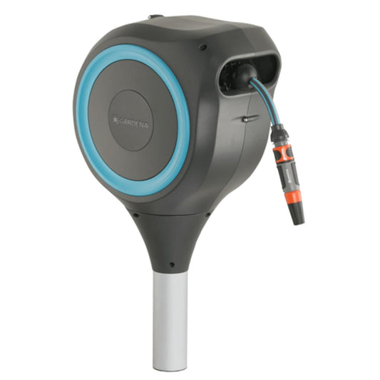 Enrolador de mangueira automático com espiga RollUp S 15 m Gardena