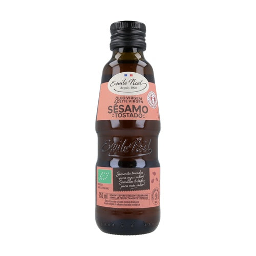 Óleo de sésamo torrado biológico Emile Noël, 250 ml