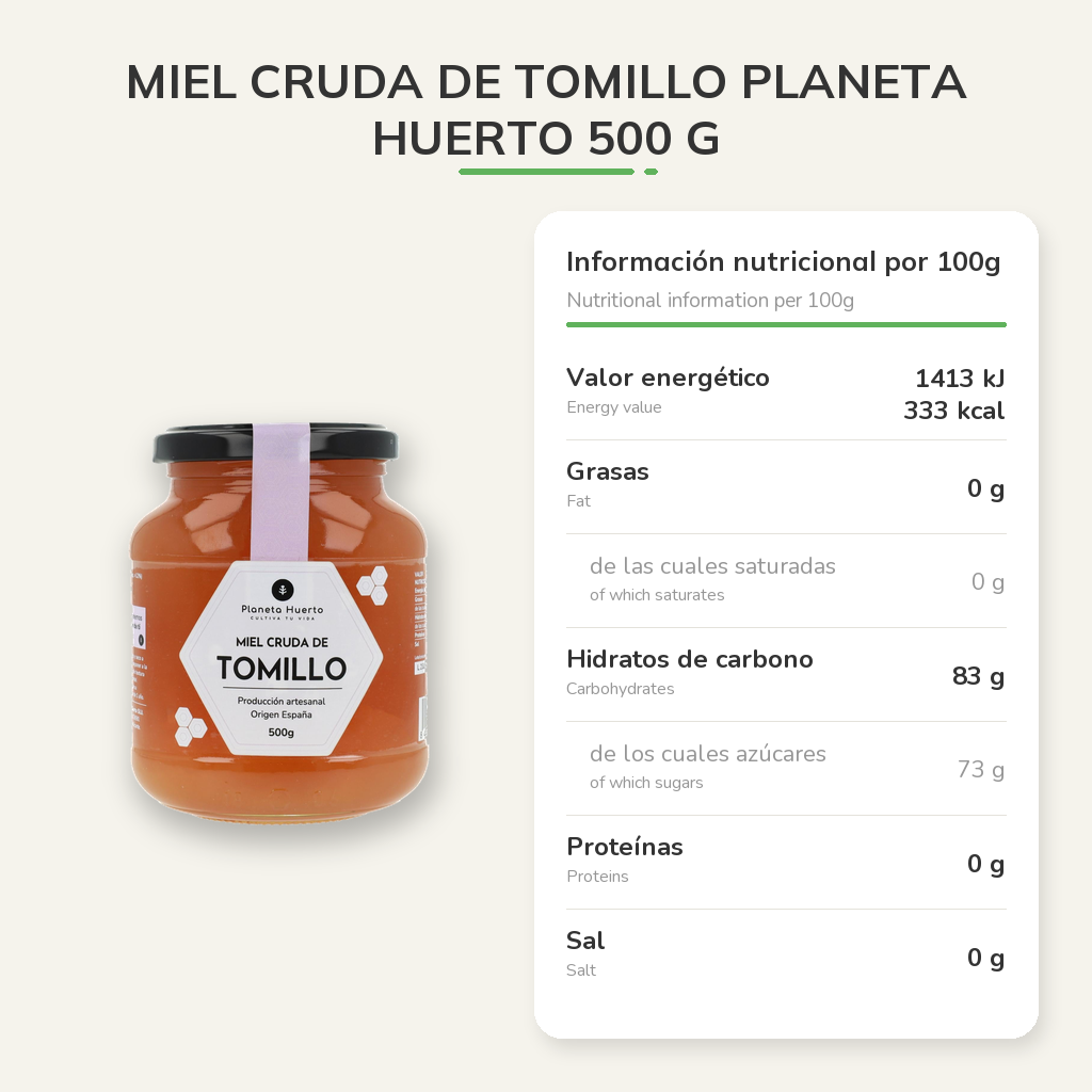 Información nutricional