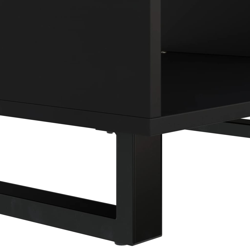 Mesa De Centro De Madera Maciza Mango 60x50x40 Cm_4