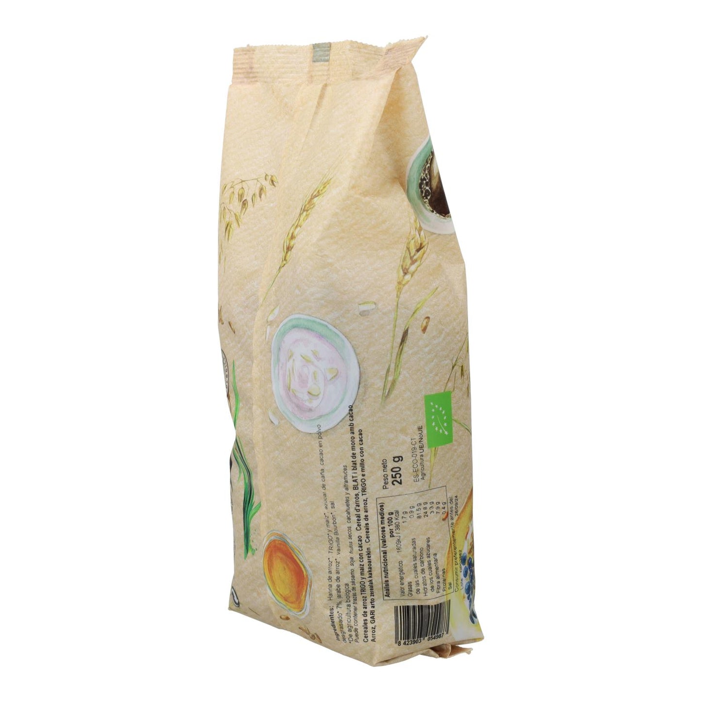 Cereal em casca crocante com chocolate Biocop 250 g