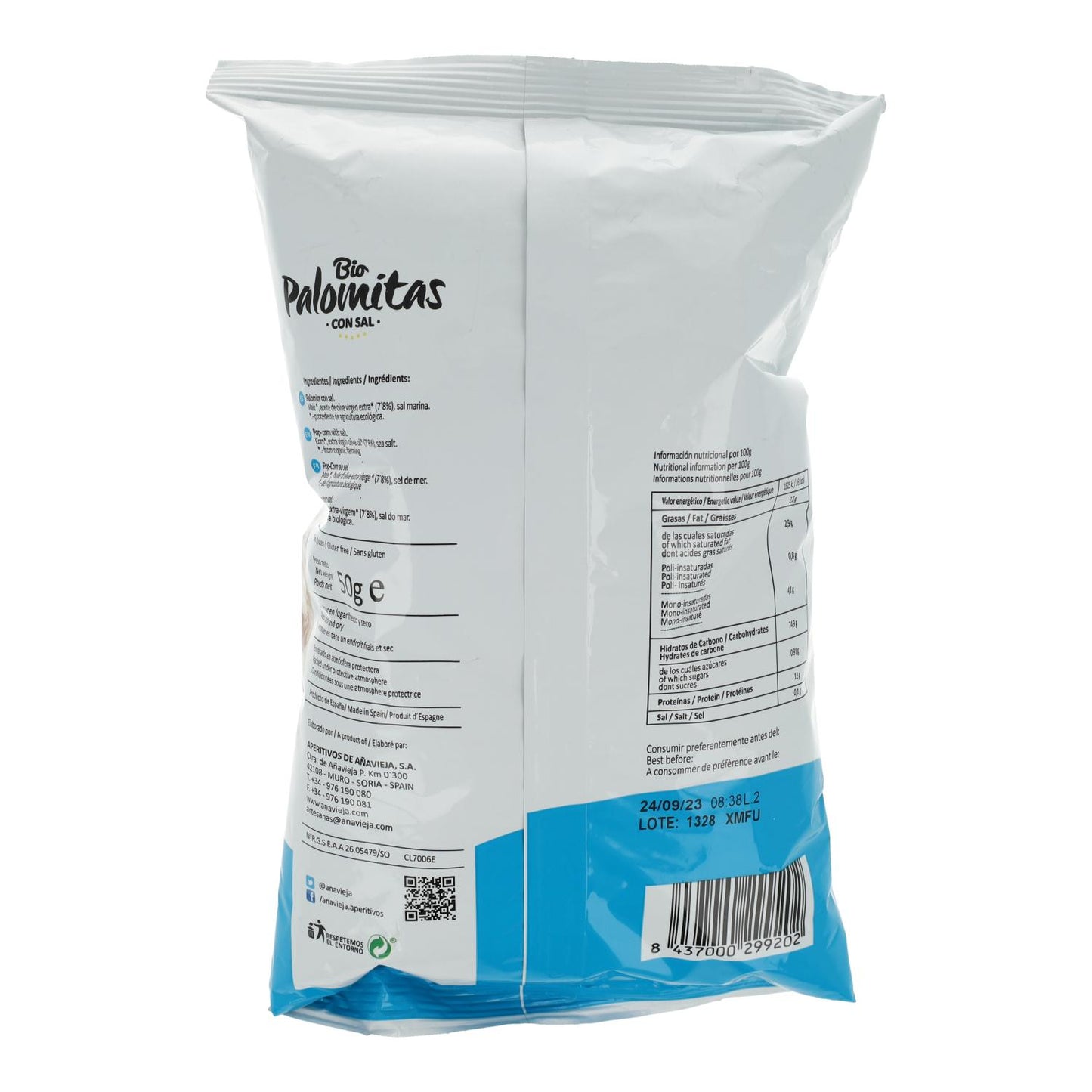 Pipocas em azeite Añavieja 50g