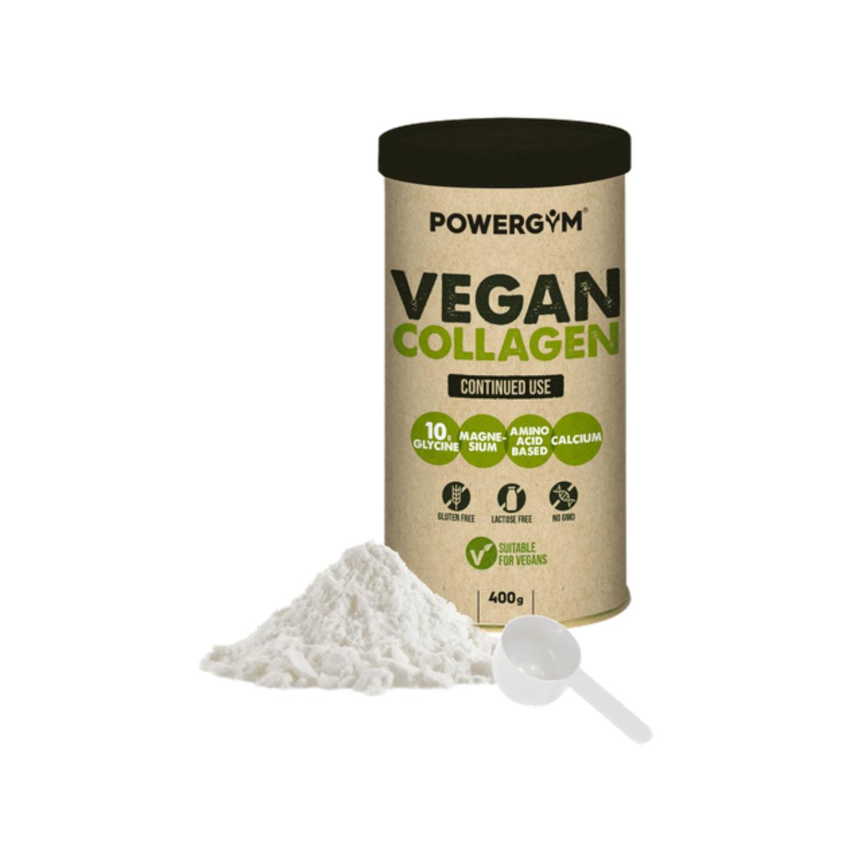 Colagénio vegan para atletas Powergym 400 g