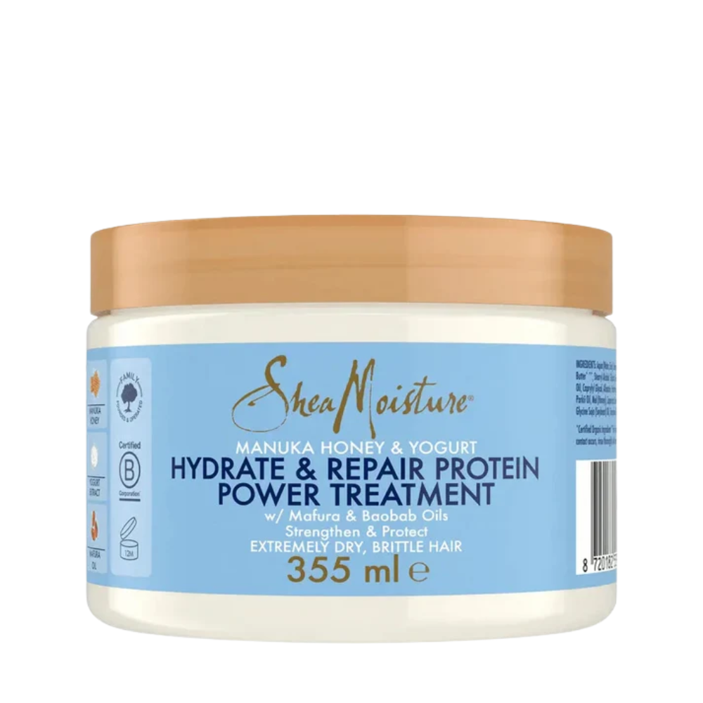 Shea Moisture Yogurt Hydrate And Manuka Honey + Repair Protein-strong Treatment 355ml_0