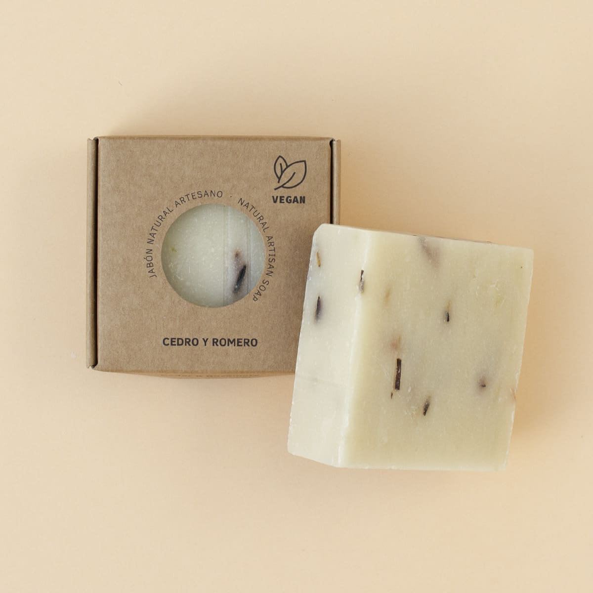 Jabón Natural Artesano de Cedro y Romero Labnatur 100 g | Tonifica y Revitaliza | Piel Apagada o Fatigada | Vegano_3