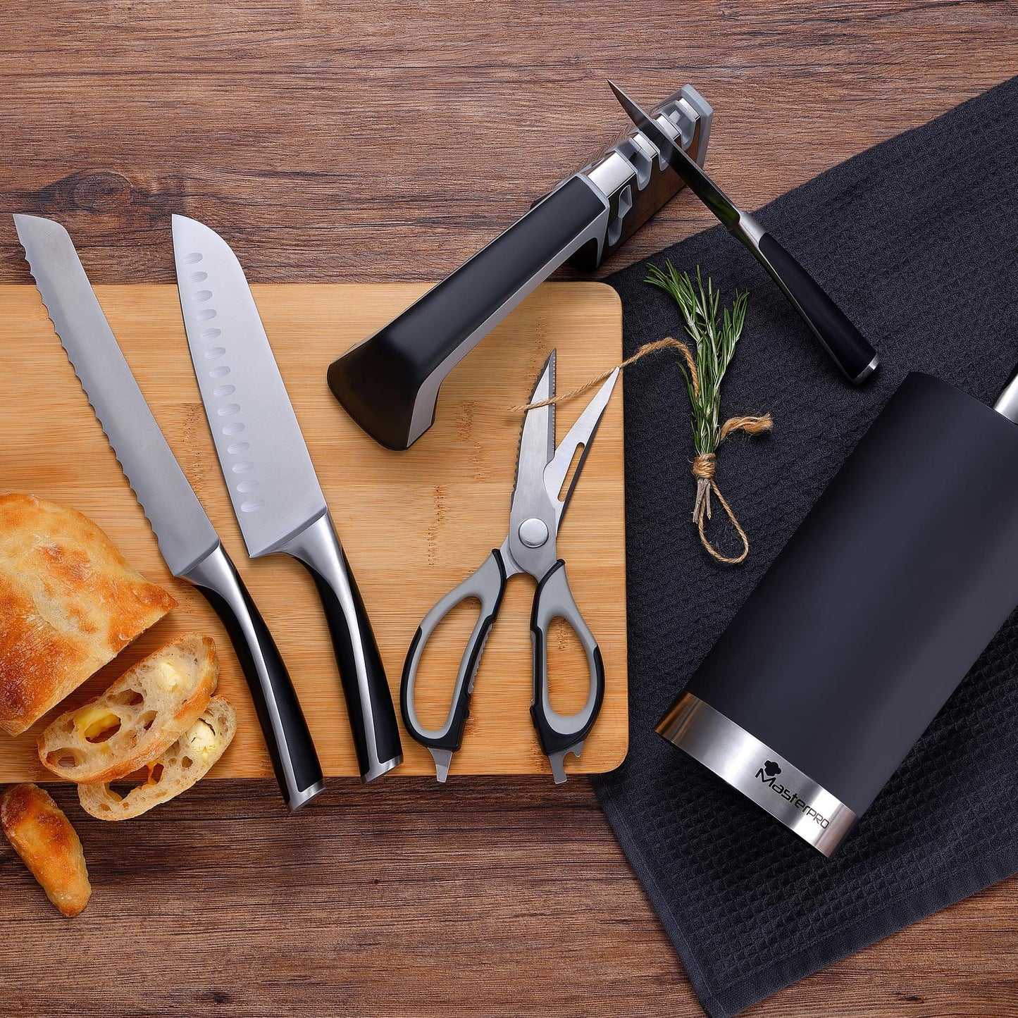 Cuchillo Chef 20cm Elegance En Acero Inoxidable Masterpro_2