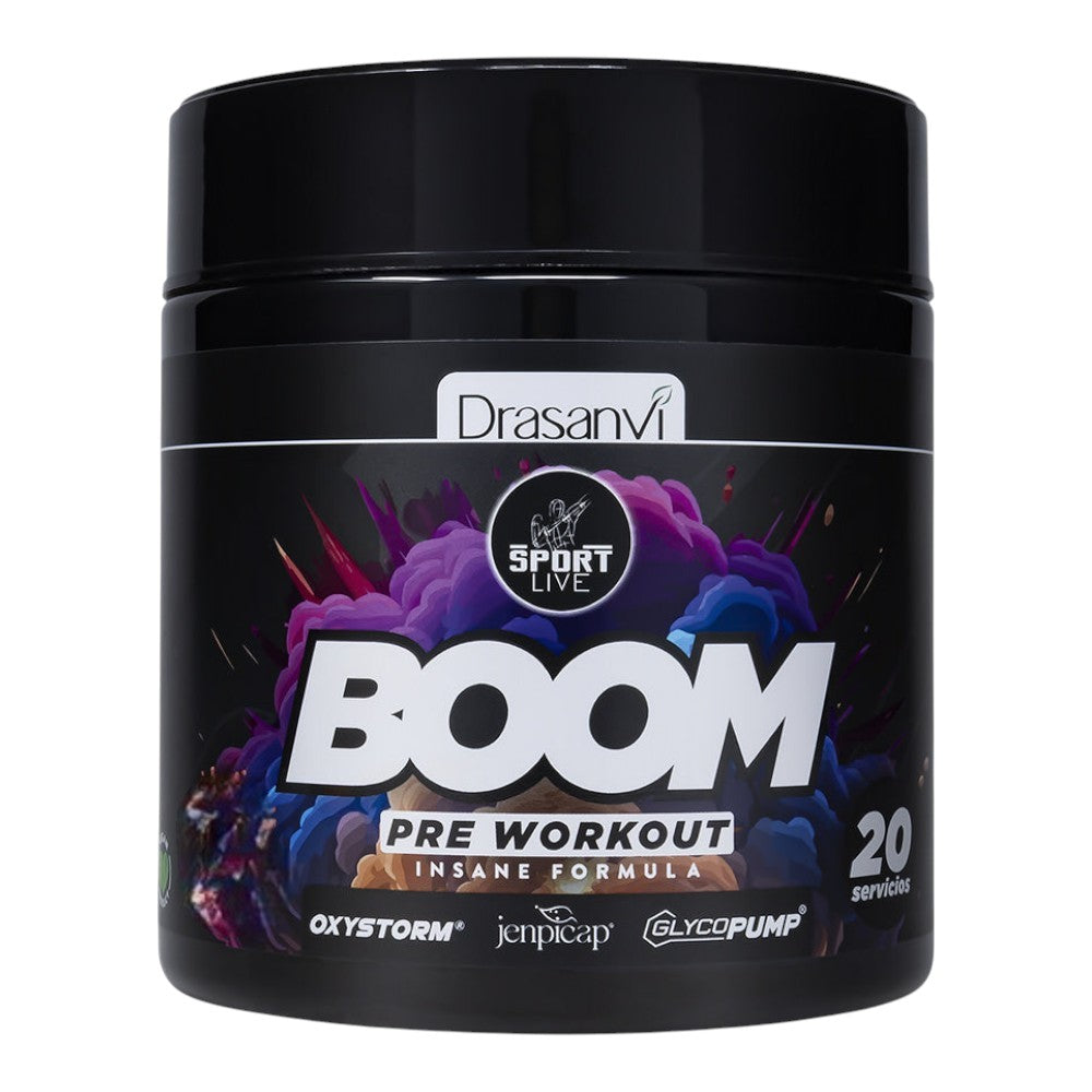 Sport Live Pre-workout Boom 300 Gr Manzana_0
