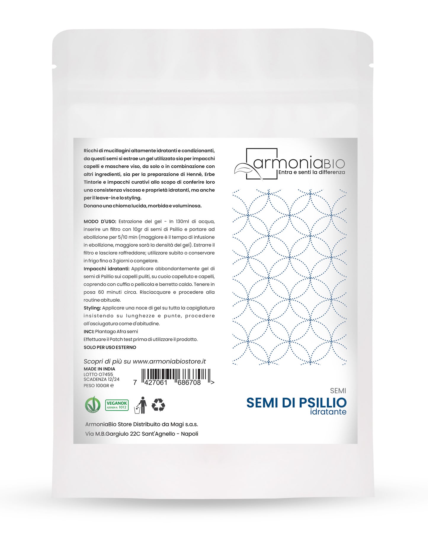 Polvo Semi Di Psillio Armoniabio 100g_1