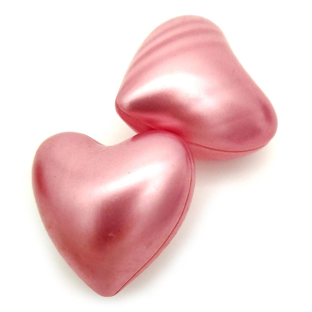 80 Perlas De Baño En Forma De Corazón - Con Aceite De Soja - Hidrata, Suaviza Y Perfuma La Piel - Aroma Rosas_5