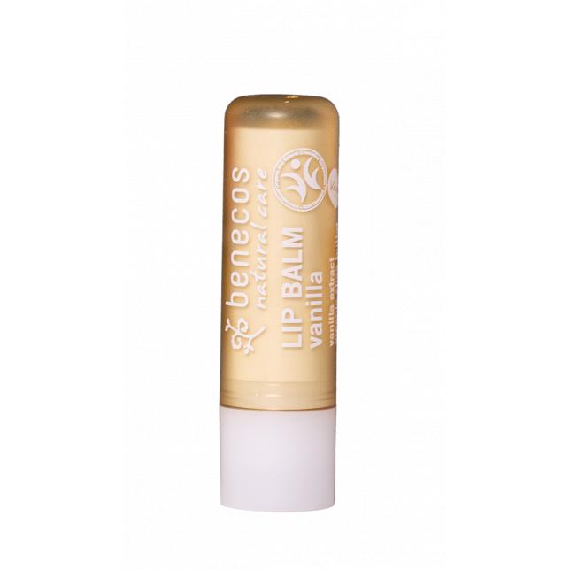 Bálsamo labial vegan de baunilha Benecos 4,8g