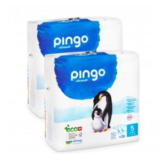 Embalagem de Fraldas Pingo T5 (12-25kg) 72 unidades