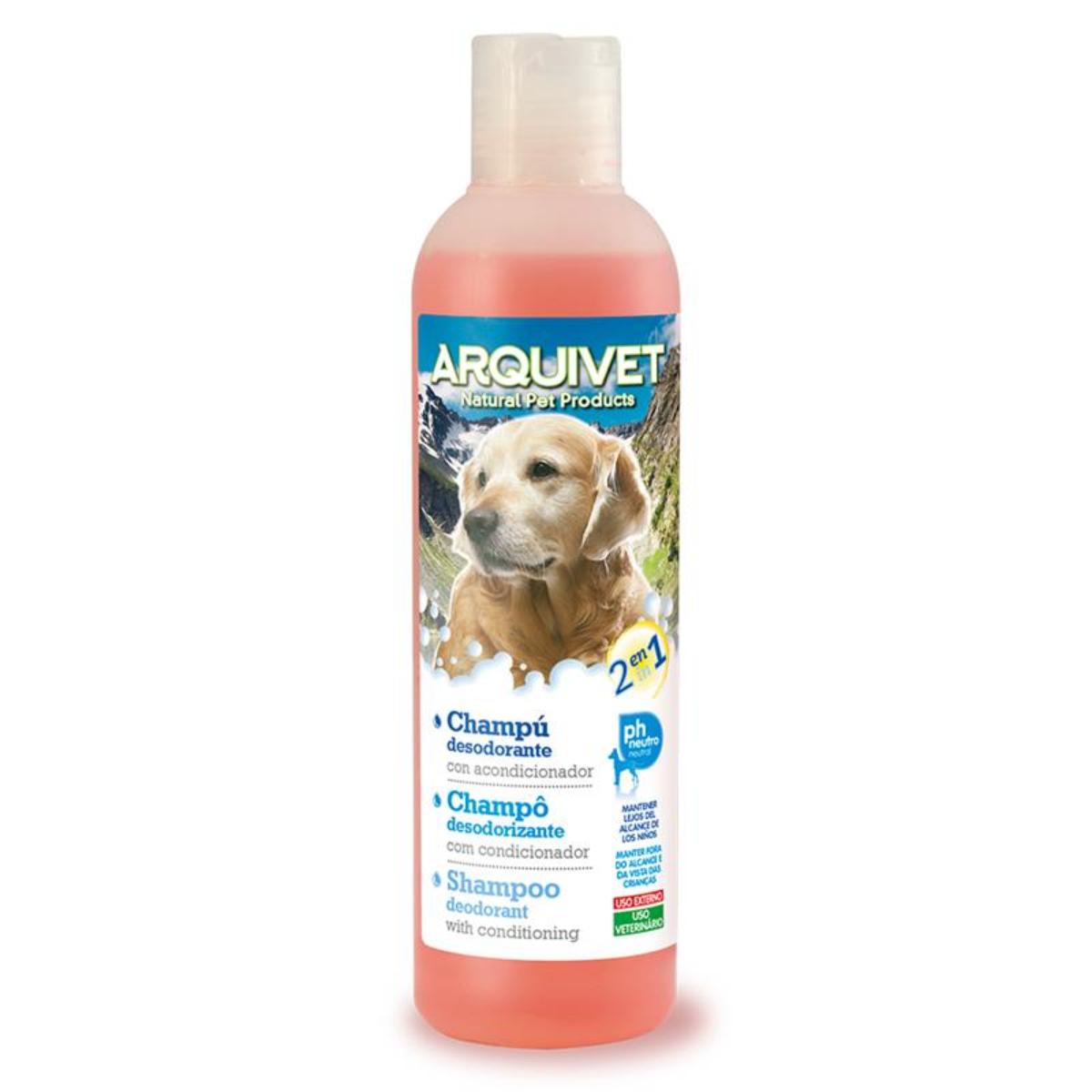 Arquivet Champô Condicionador 2 em 1 pH Neutro para Cães 250 ml