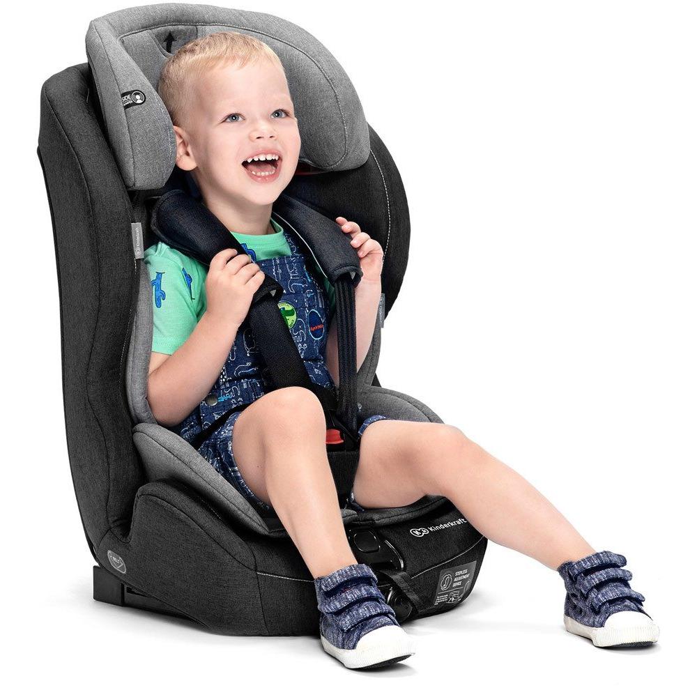 Cadeira auto KinderKraft Safety Fix cinzento/preto com ISOFIX
