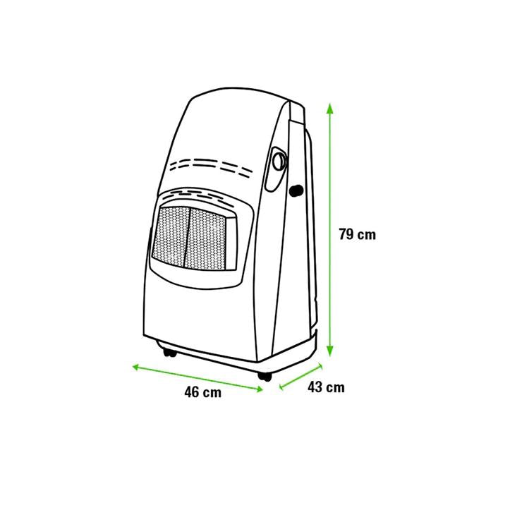 Fogão a gás DeLonghi VBF 4,2 kW Blue Flame sem termóstato
