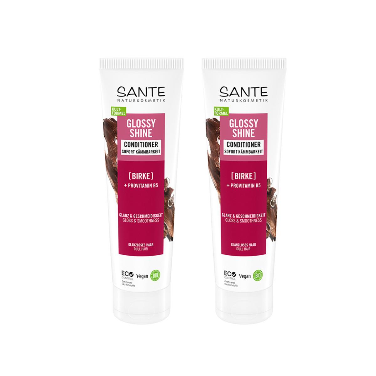 Pack de 2 condicionadores Sante Birch Radiant Shine 150 ml