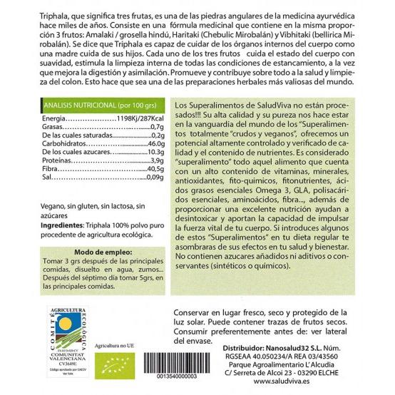 Triphala ECO Saúde Viva 125 g