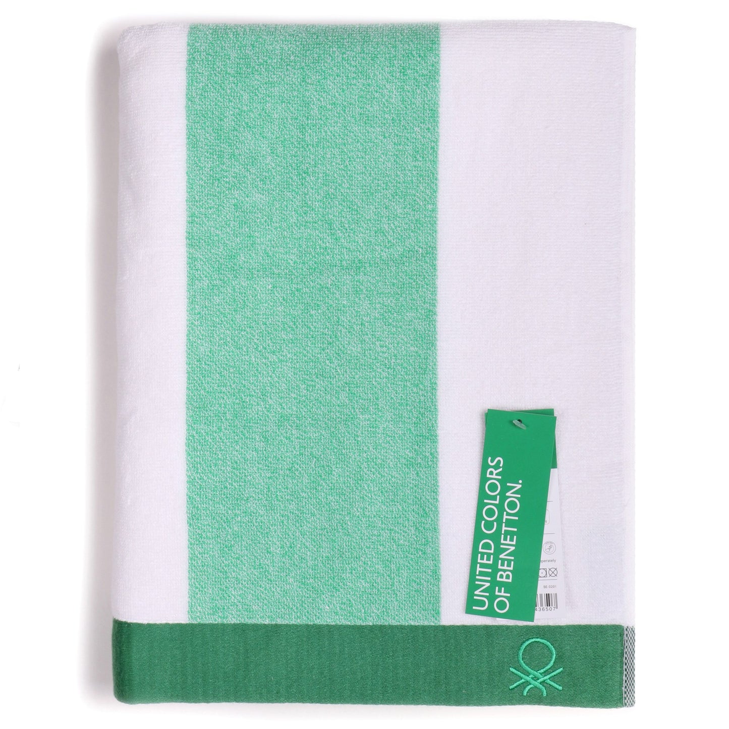 Toalla De Playa 90x160cm 450gsm Terry 100%algodon Verde Casa Benetton_5