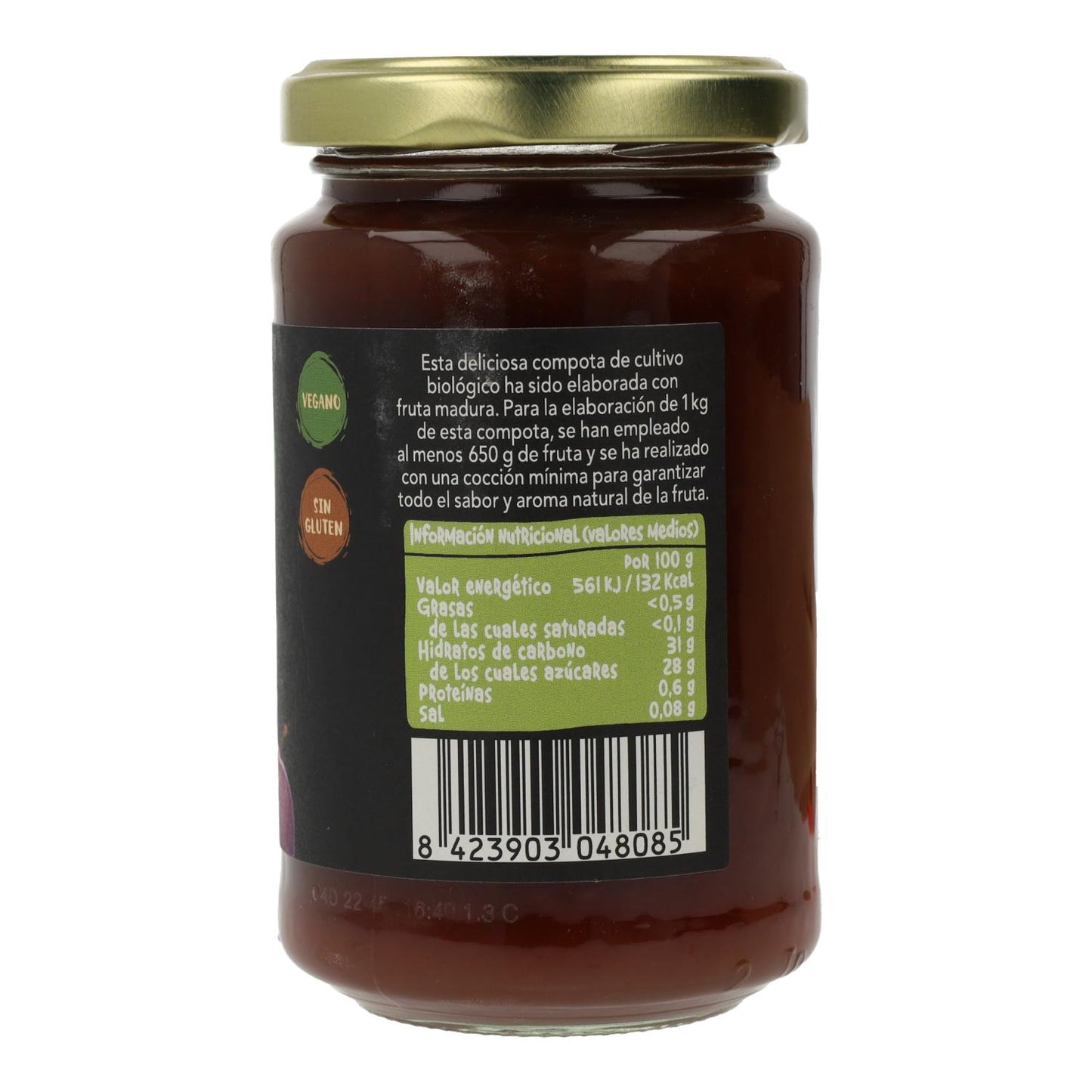Biocop Compota de Ameixa Orgânica, 265 g