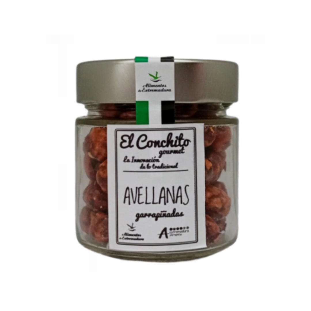 Avellanas Garrapiñadas Tarro De Cristal 100 G_0