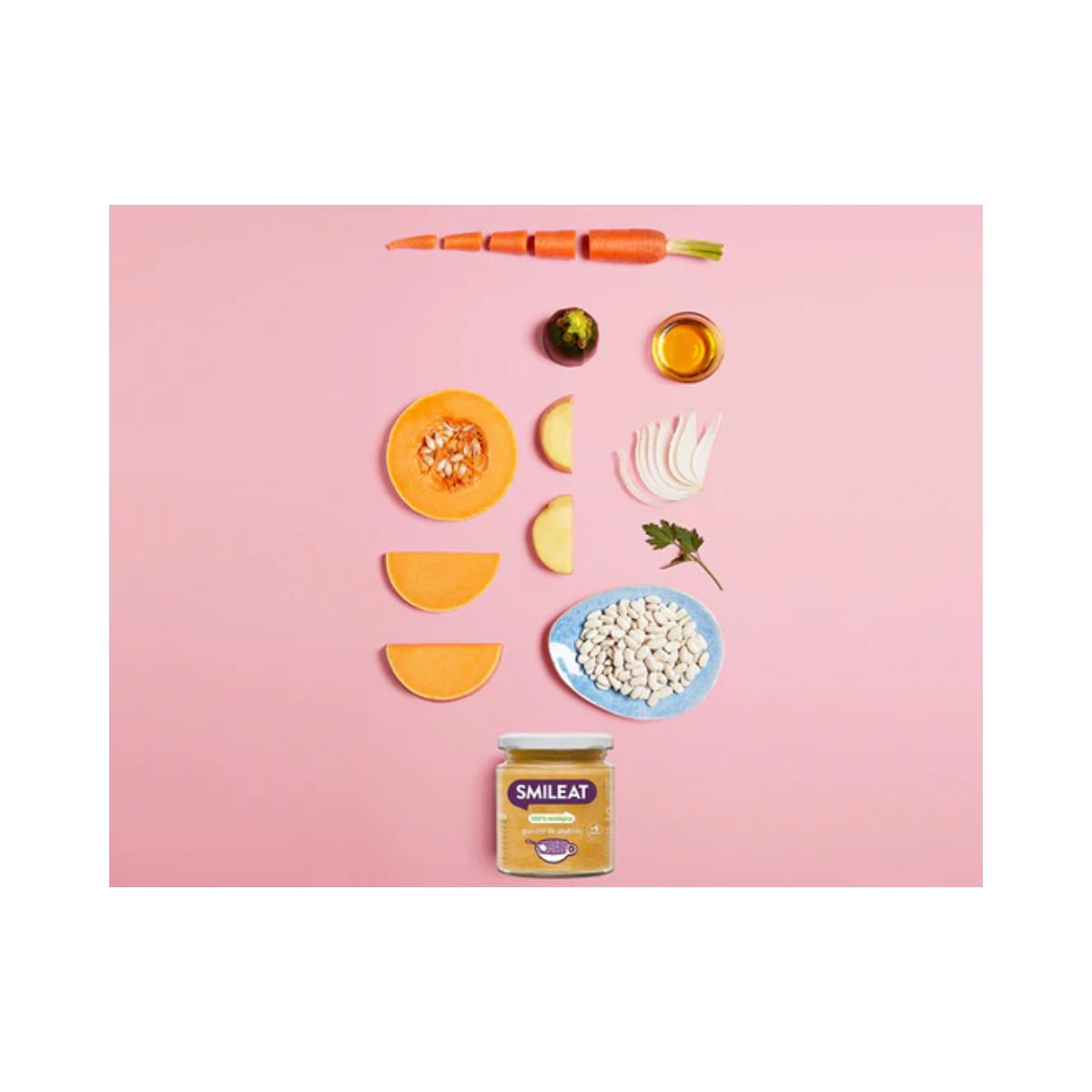 Pote para estufado de feijão biológico Smileat, 230 g