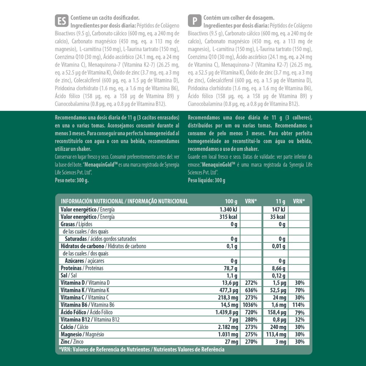 Peptídeos de Colagénio Forticoll Sport Performance 300 g