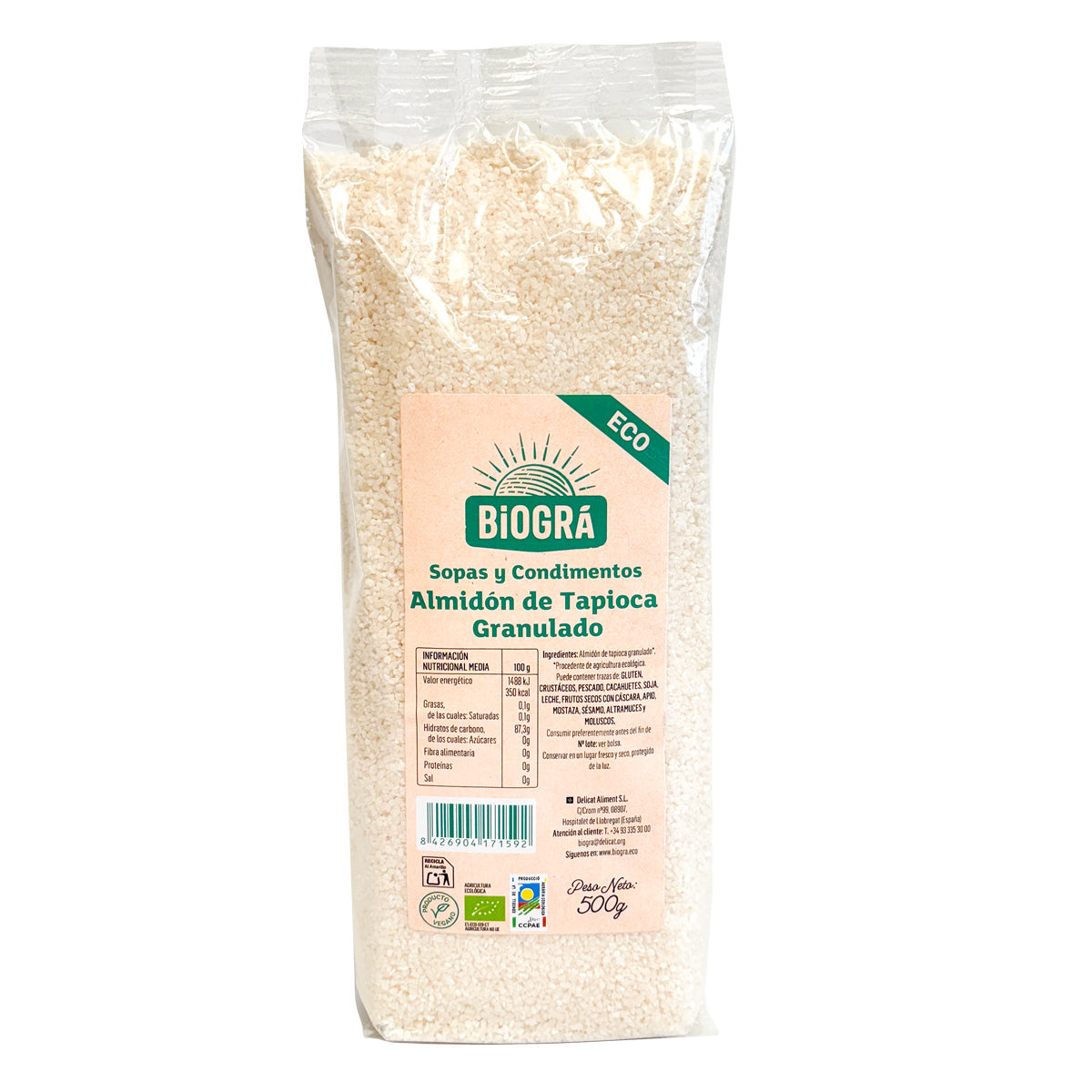 Sêmola de Tapioca Bio Biográ 500g