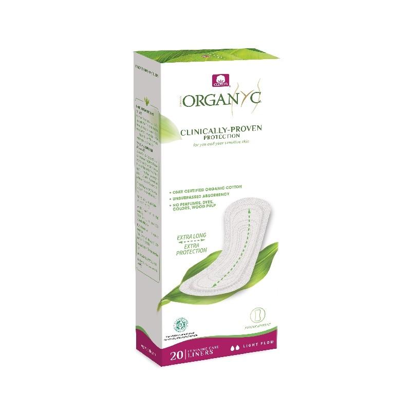 Protetores Diários Maxi Organyc 20 Unidades