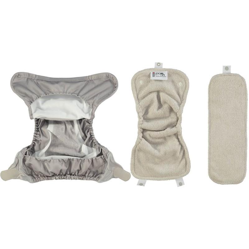 Pack de 5 Fraldas de Pano Close Parent em Bambu Pastel