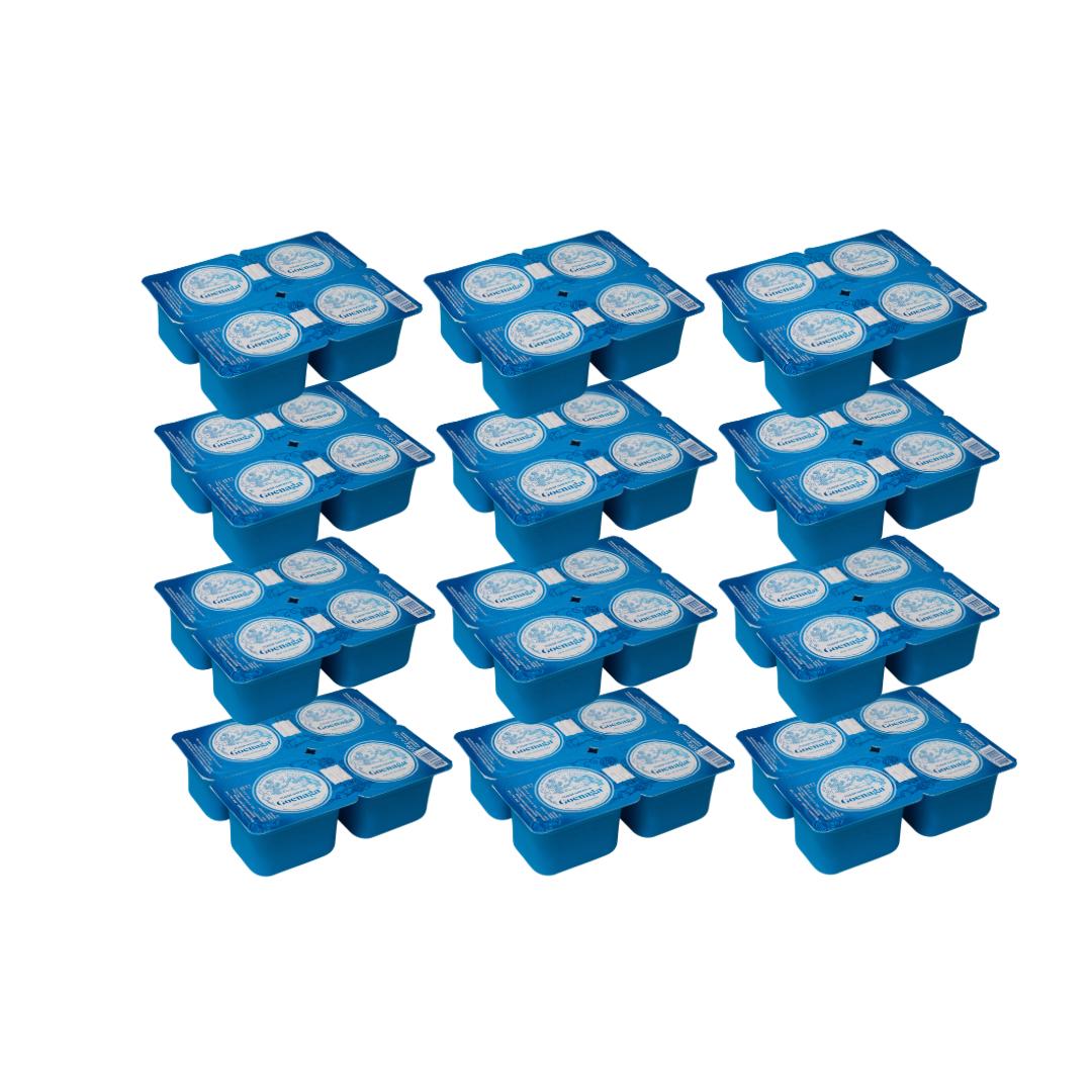 Pack 12x Yogur Natural goenaga Yogur 125g*4_0