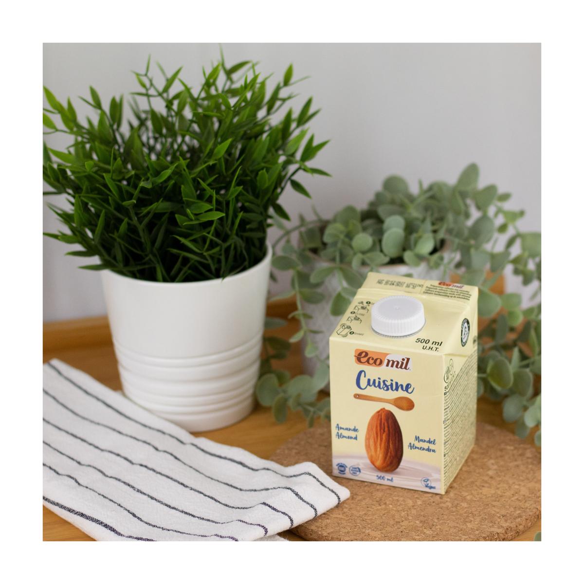 Preparação culinária Cuisine Amêndoa Ecomil 200 ml