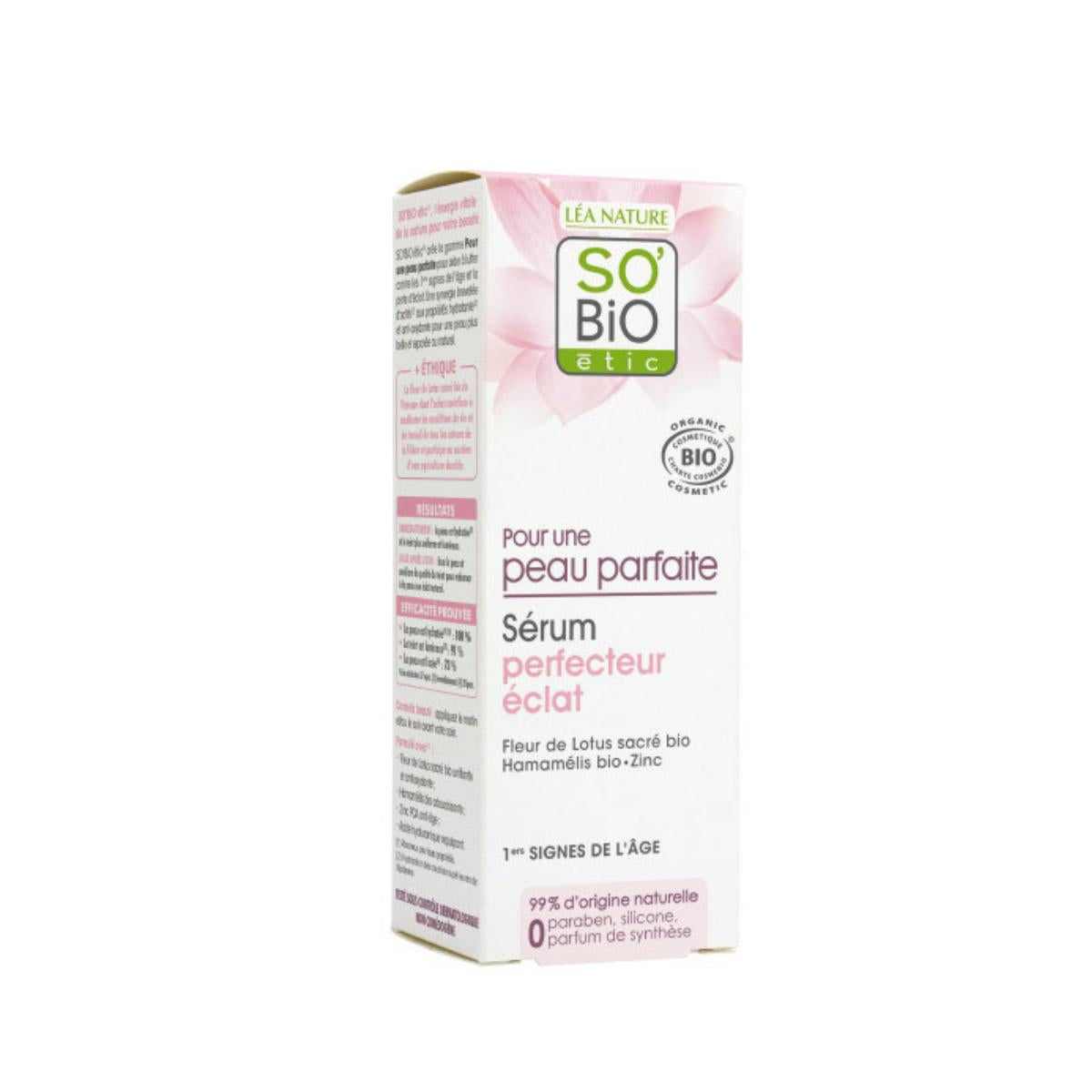 So'Bio ètic sérum iluminador de pele perfeita 30 ml