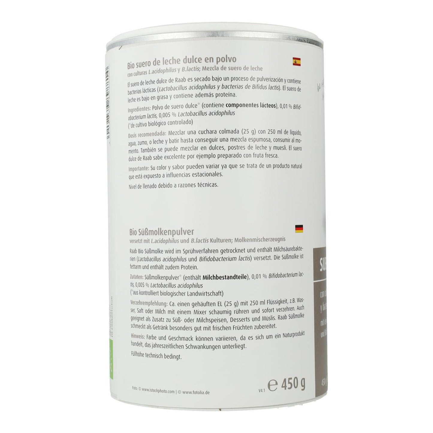Raab Leitelho Natural 450g