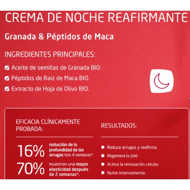 Creme de Noite Refirmante com Peptídeos de Romã e Maca da Weleda 40ml