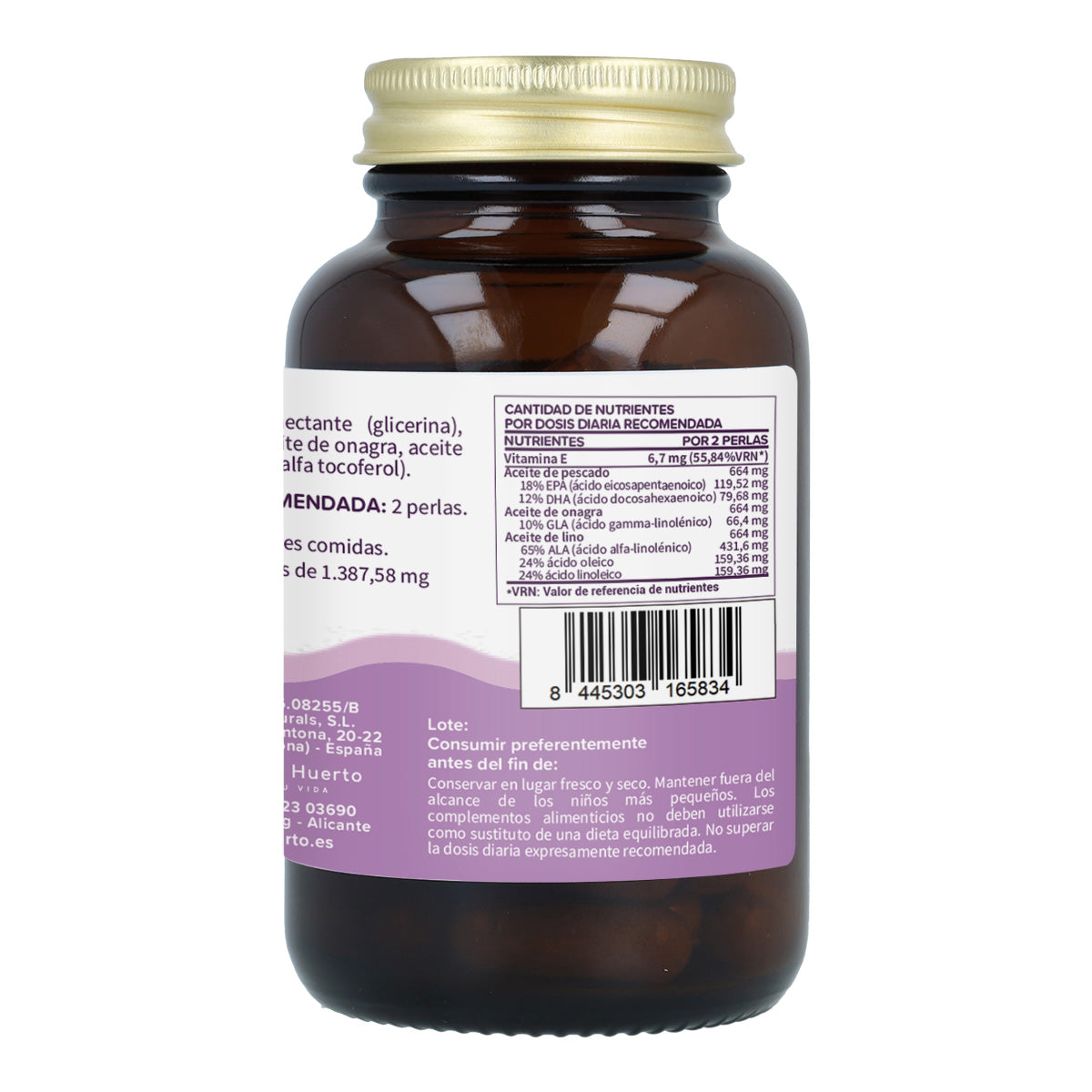 Ómega 3 6 9 1000 mg Planeta Huerto 50 pérolas