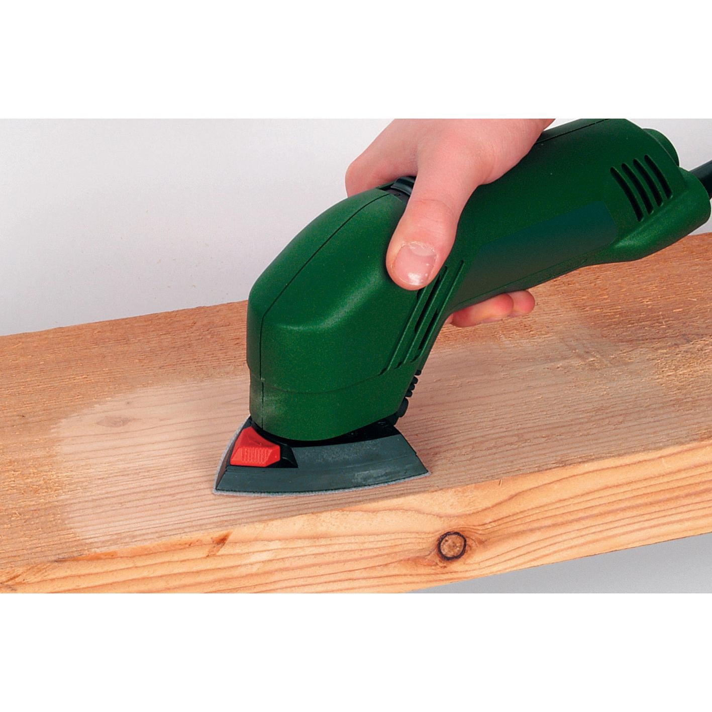 5 folhas de lixa adesivas perfuradas de 105 mm