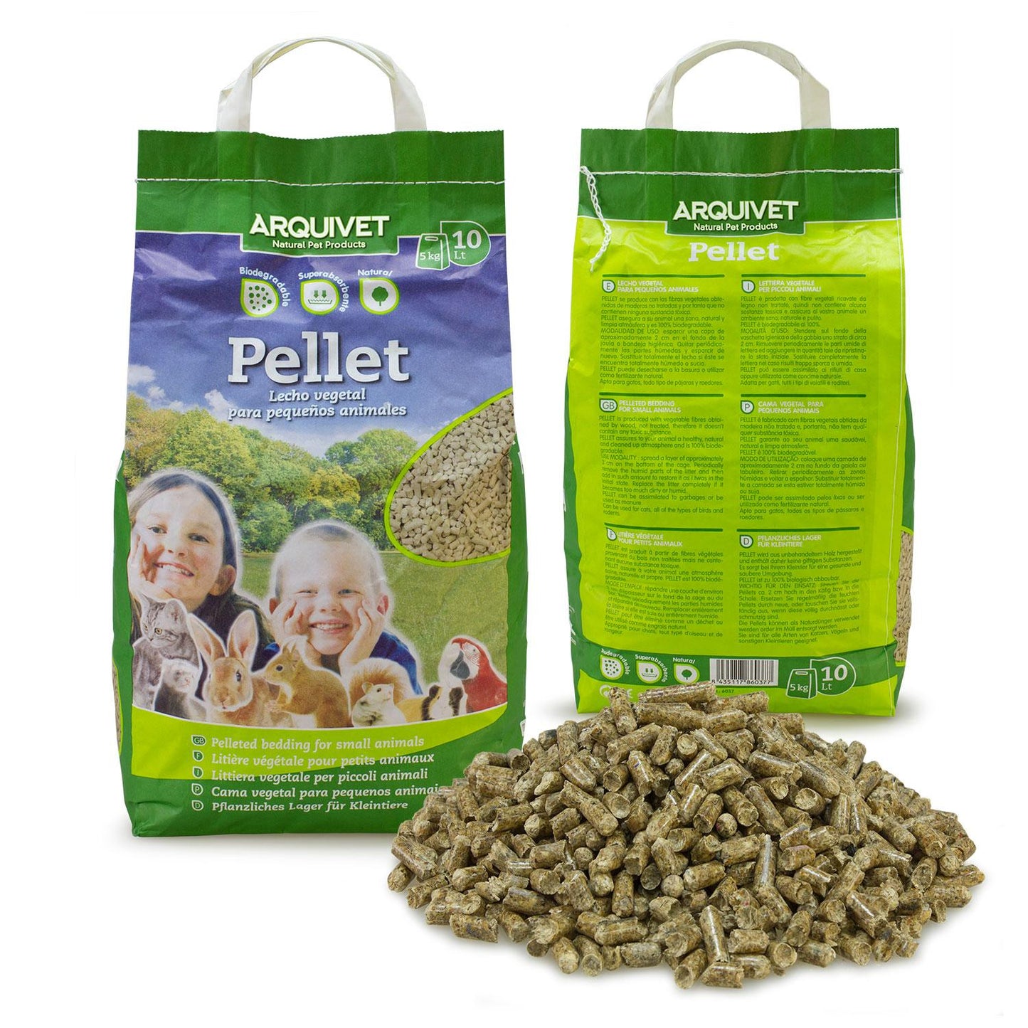 Arquivet Pellet Cama Animal 10 L