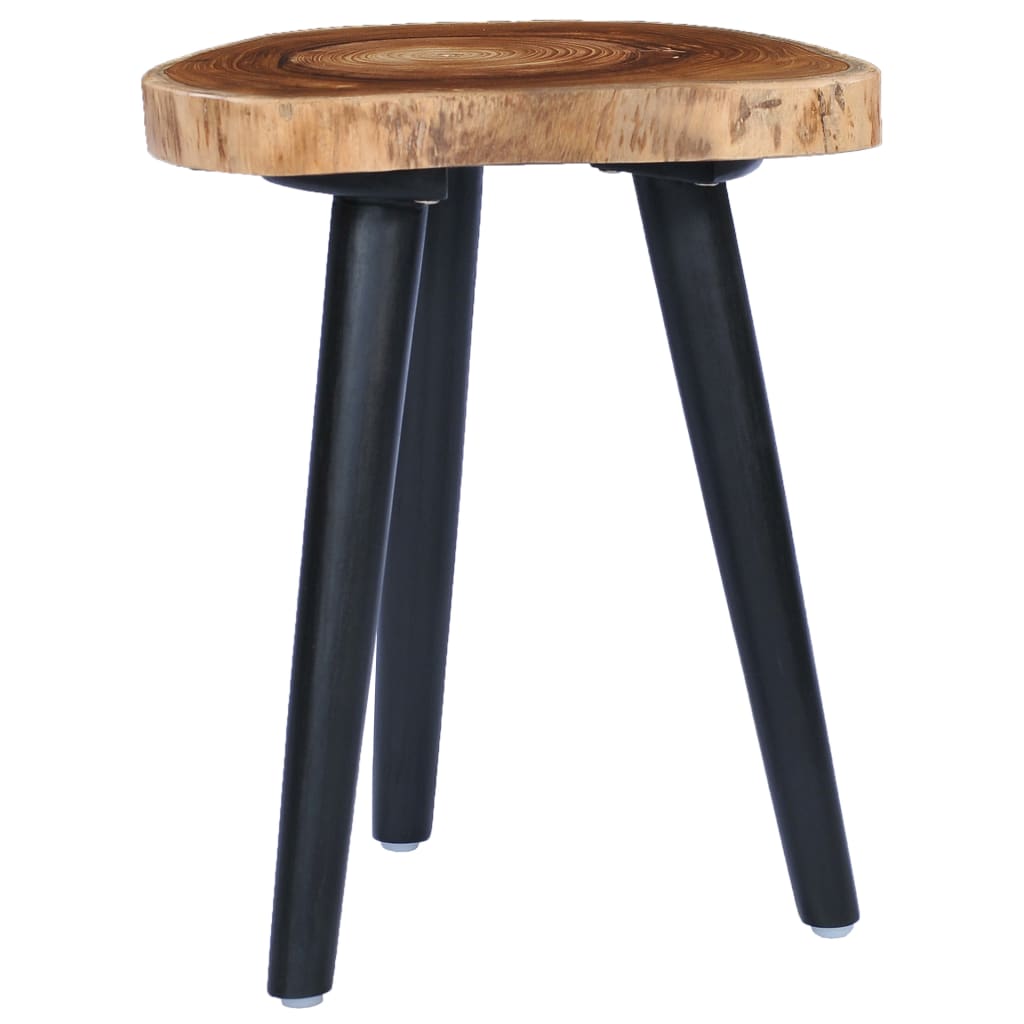 Mesa De Centro De Madera Maciza De Teca 40x45 Cm_4