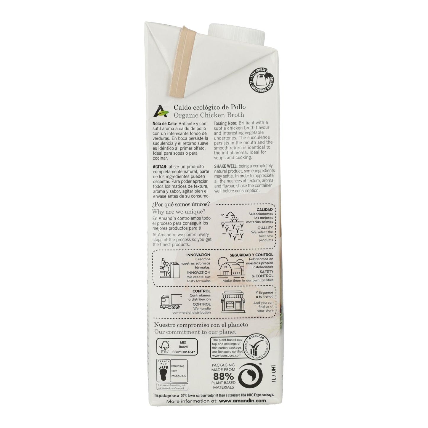 Caldo de Galinha Amandin 1L