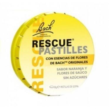 Pastilhas de Laranja/Sabugueiro Rescue 50g Bach Rescu