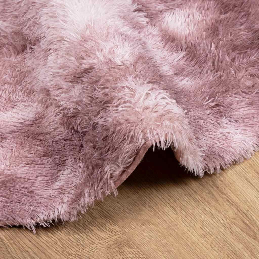Vidaxl Alfombra De Pelo Largo Navarra Rosa Polvoriento 300x200 Cm_4