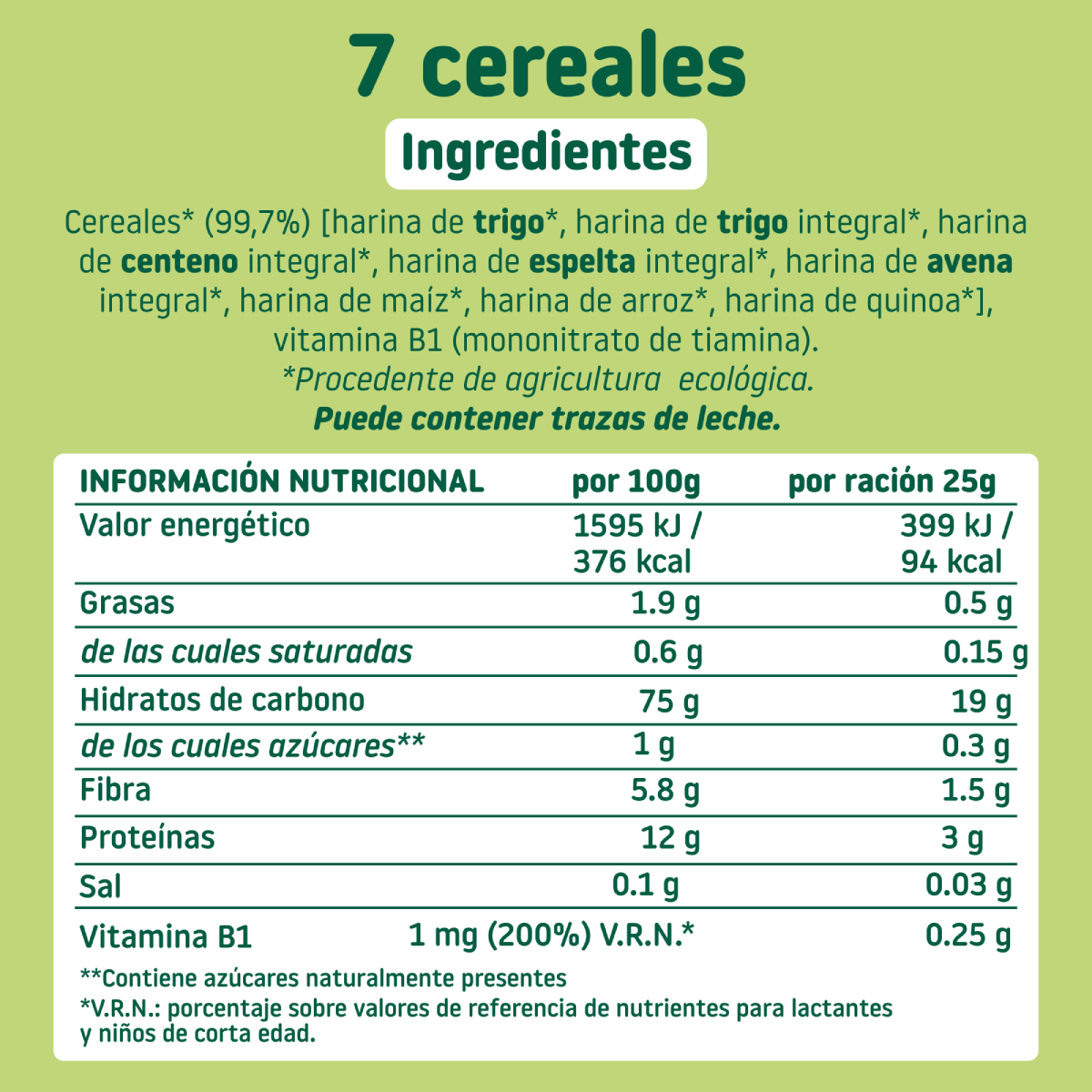 PROMOÇÃO 3x Papa Smileat Eco 7 Cereal 200g