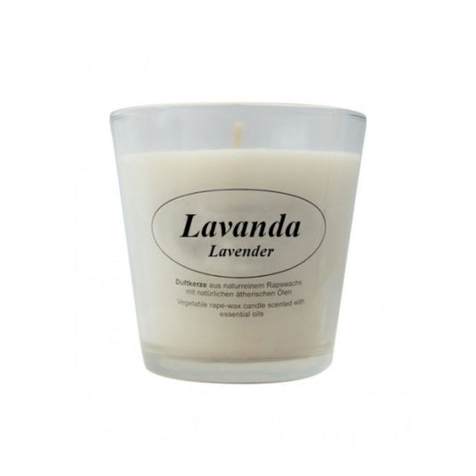 Vela à base de plantas Kerzenfarm perfumada com óleo essencial de lavanda