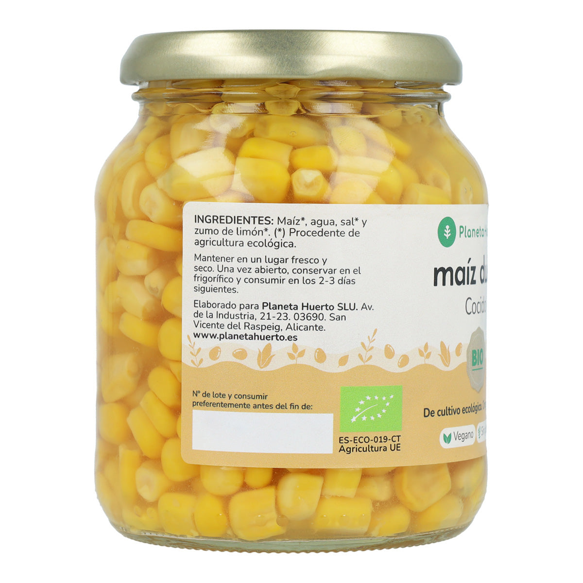 Milho doce ECO Planeta Huerto 340 g