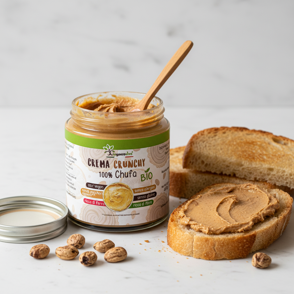 Crema Untable Dulce De Chufa Bio - Vegana Y Sin Alérgenos - 450g_3