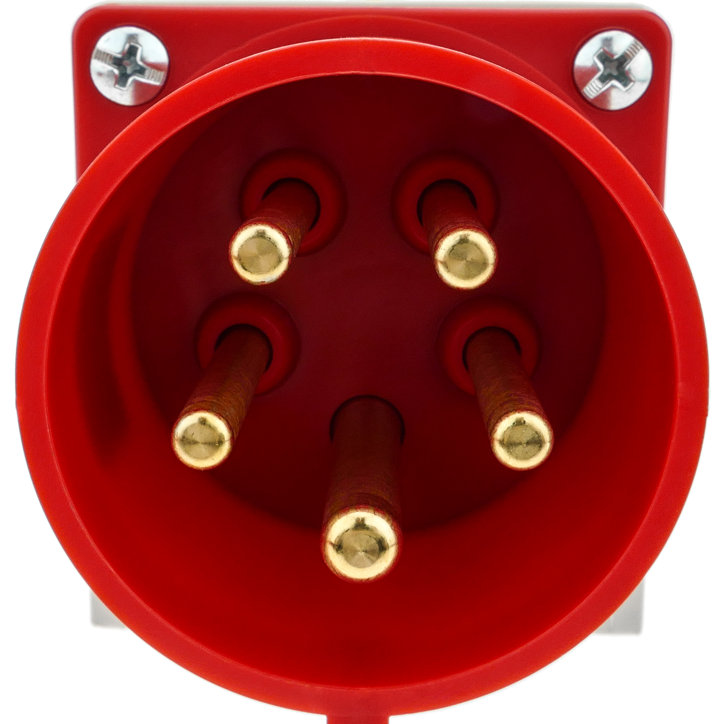 Base De Enchufe Industrial Cetac 90º Macho 3p+t+n 32a 380v Ip44 De Superficie_4