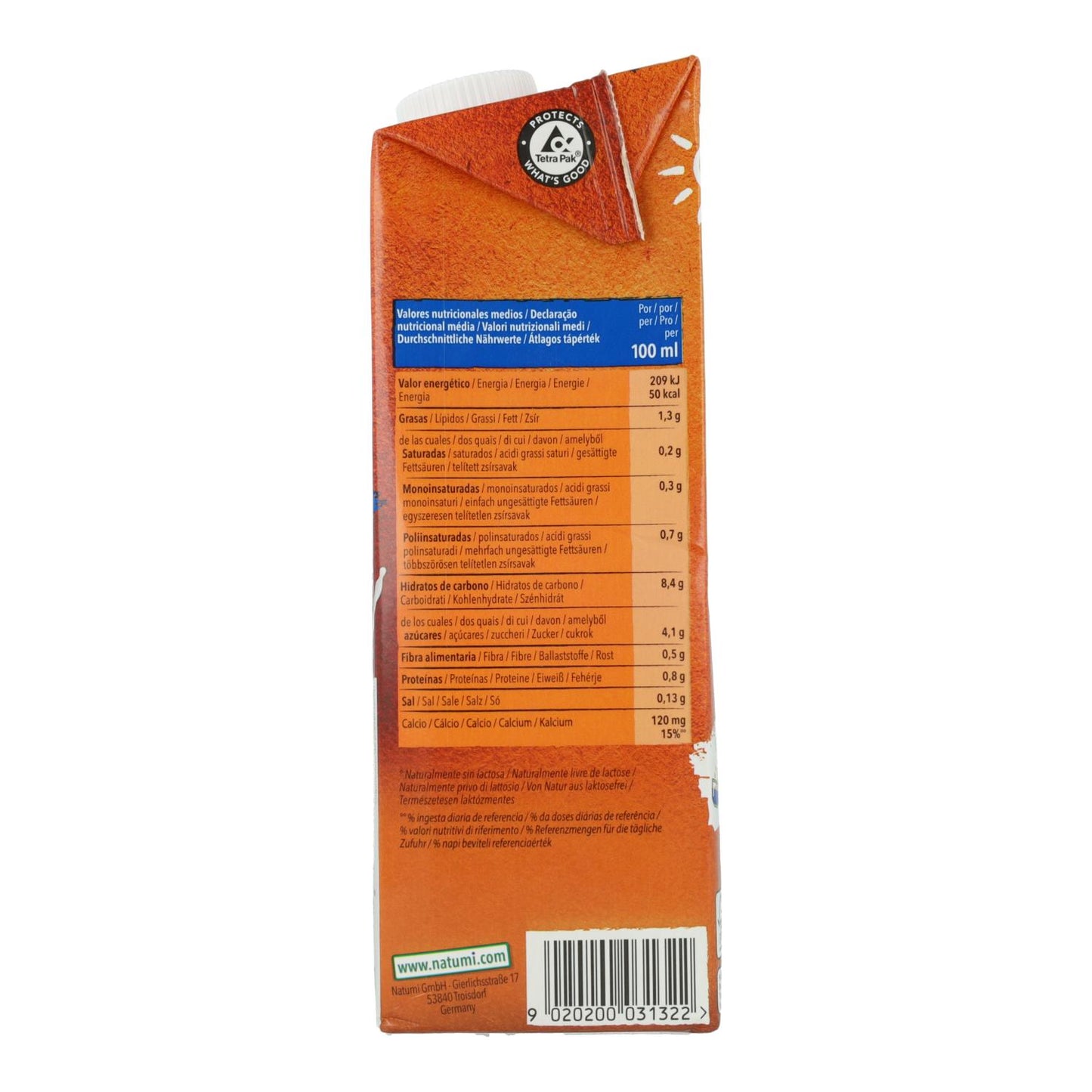 Pack 12x Bebida de Aveia e Algas Marinhas Natumi BIO 1 L