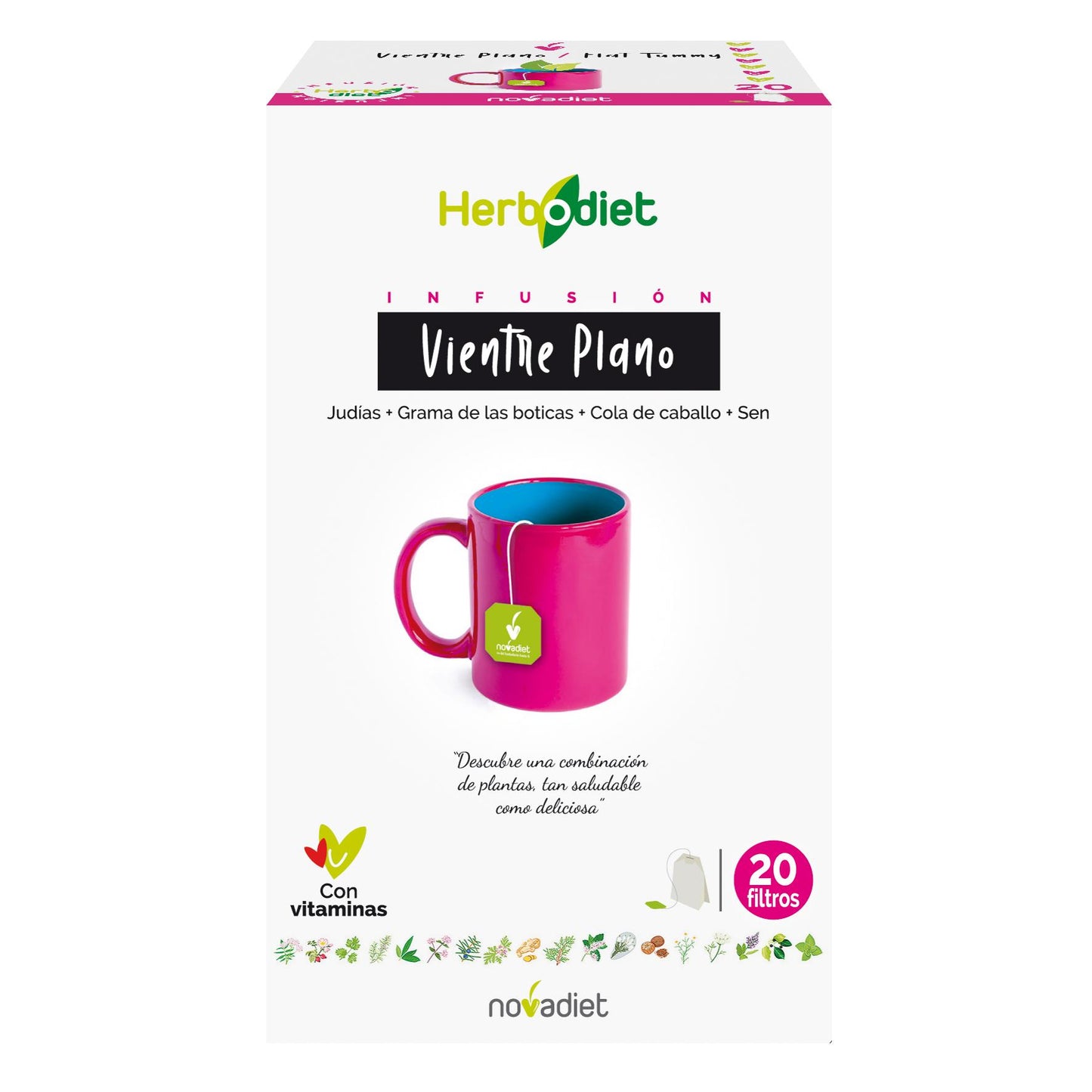 Herbodiet Estômago Plano Novadiet, 20 saquetas